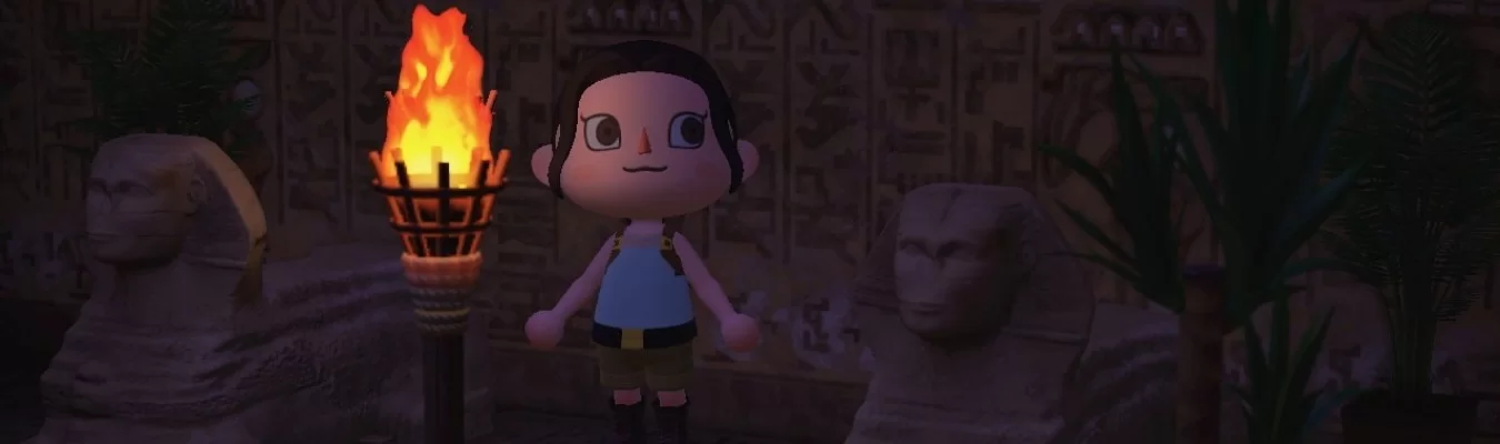 Crystal Dynamics compartilha roupas de Lara Croft para Animal Crossing: New Horizons
