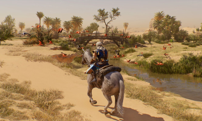 Ubisoft implementou anúncios intrusivos dentro de Assassins Creed Odyssey para divulgar a promoção de Mirage