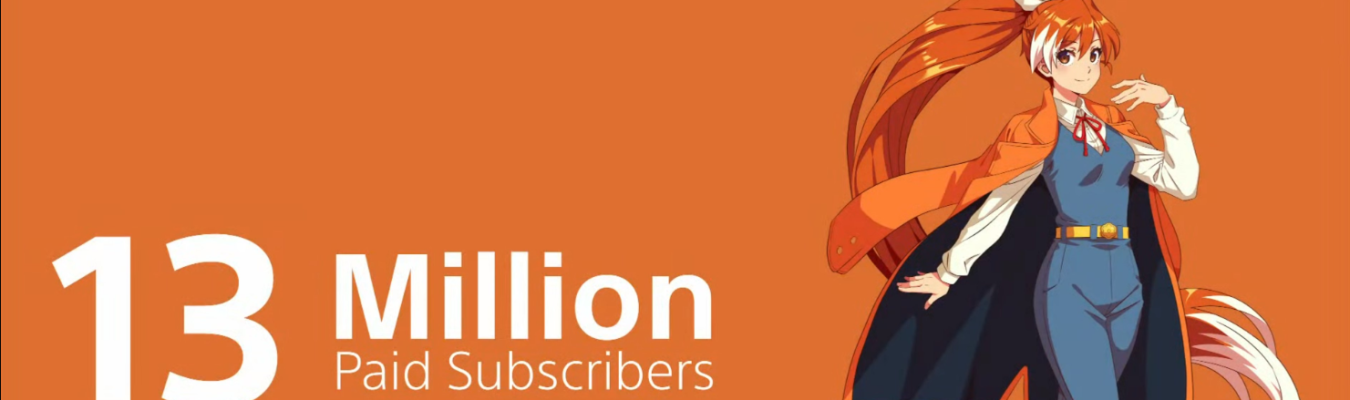 Crunchyroll já conta com mais de 13 milhões de assinantes