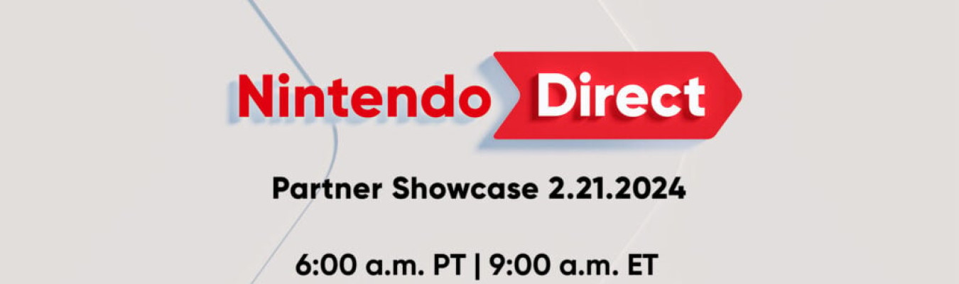 Nintendo Direct Partner Showcase é anunciado para 21 de fevereiro
