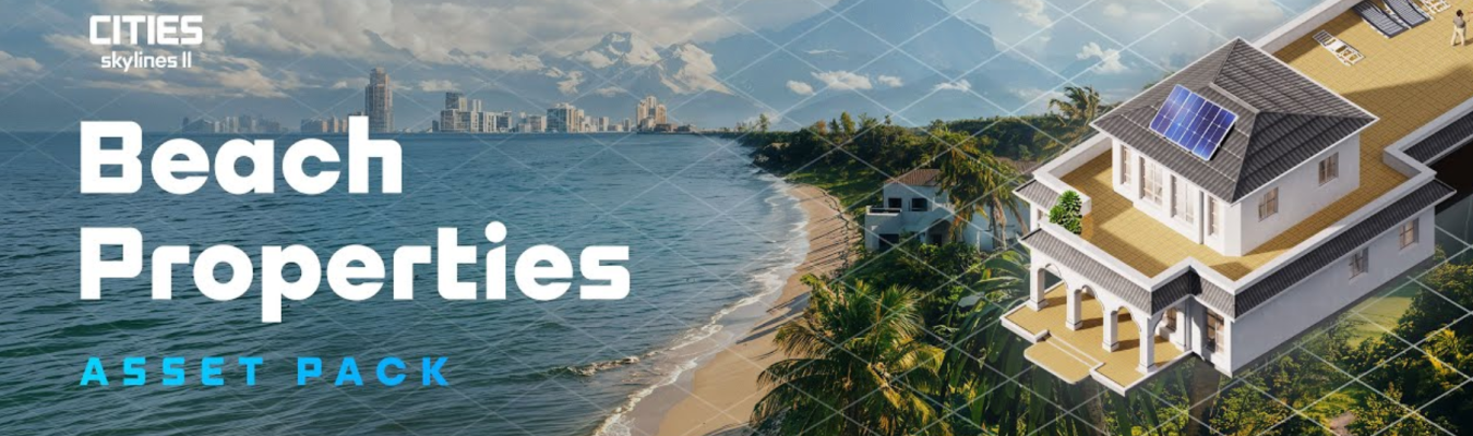 Cities: Skylines II receberá DLC Beach Properties semana que vem