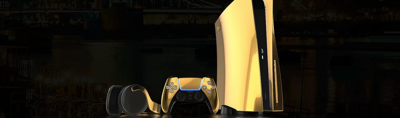 Truly Exquisite anuncia PlayStation 5 banhado a ouro