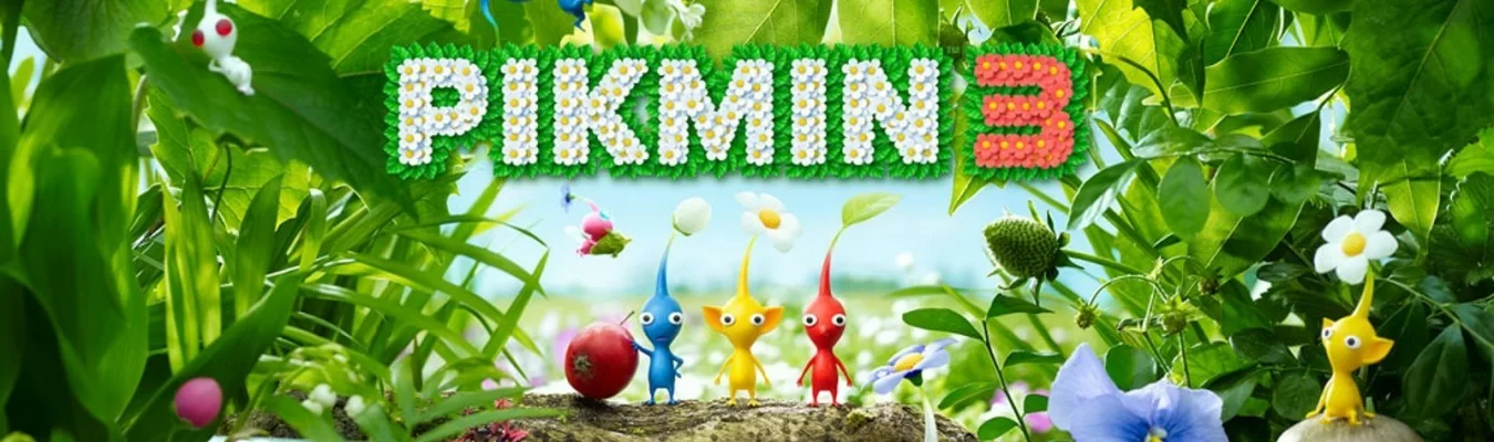 Nintendo divulga um novo trailer do antecipado Pikmin 3 Deluxe