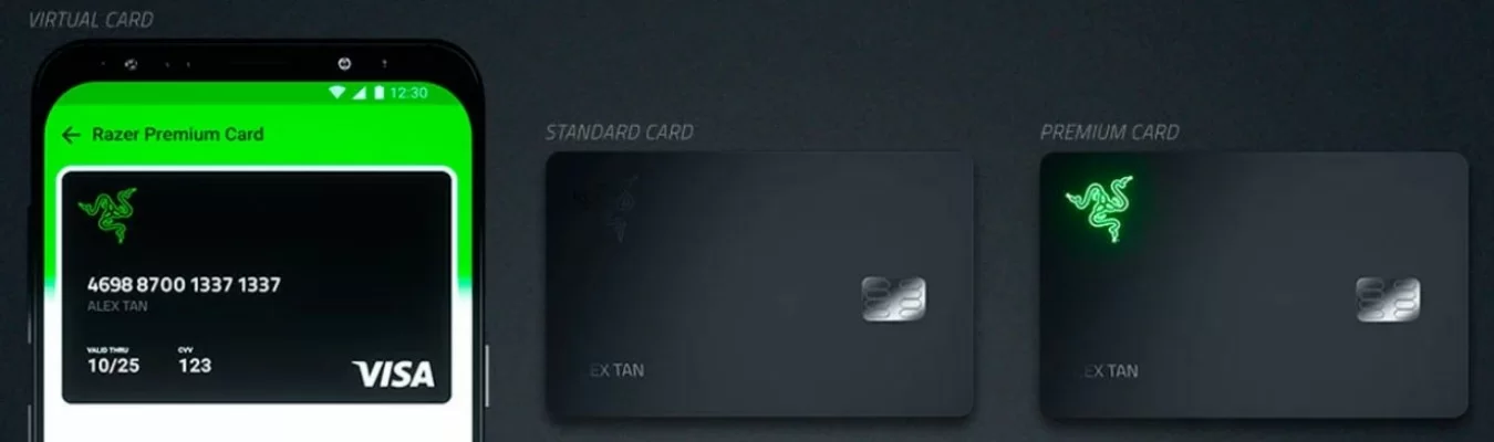 Visa lança cartão da Razer, e ele vem até com LED
