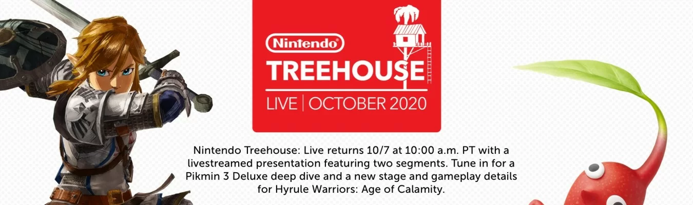 Nintendo anuncia Treehouse especial para falar de Hyrule Warriors: Age of Calamity e Pikmin 3 Deluxe
