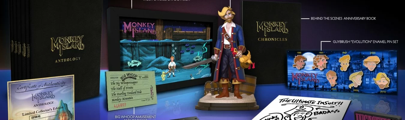 Monkey Island Anthology é anunciado pela LucasArts em colaboração com a Limited Run Games