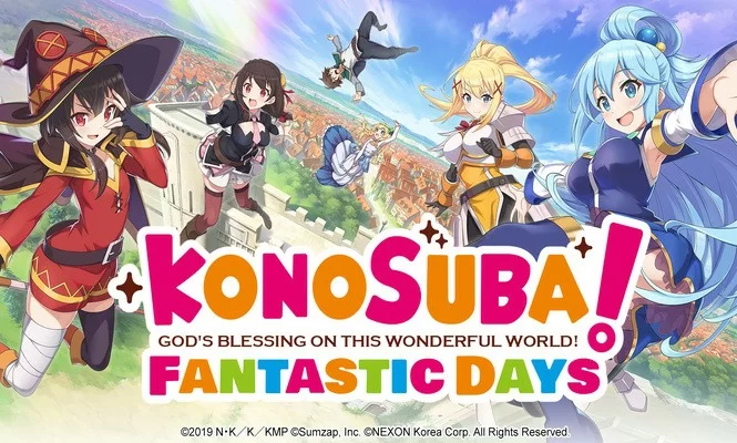 KonoSuba: God’s Blessing on this Wonderful World! Fantastic Days será lançado no Ocidente em 2021