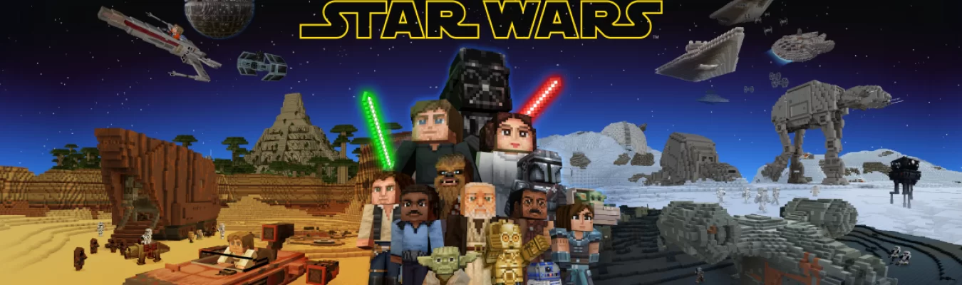 Xbox e Mojang Studios apresentam Minecraft: Star Wars, o novo DLC de Minecraft