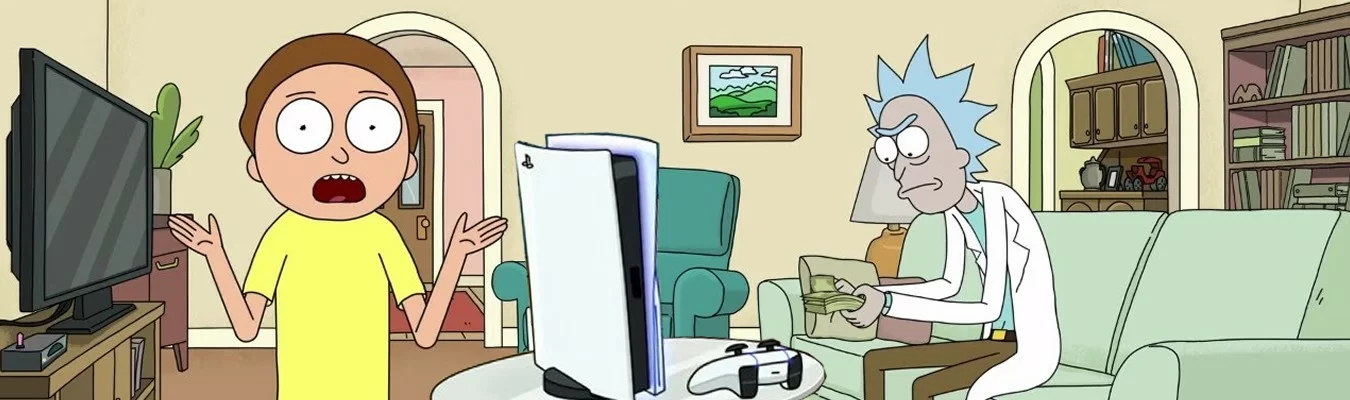 Sony lança inusitado anuncio do PlayStation 5 apresentado por Rick e Morty