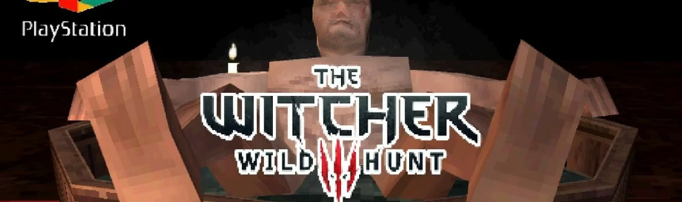 The Witcher 3 é recriado como jogo de PlayStation 1
