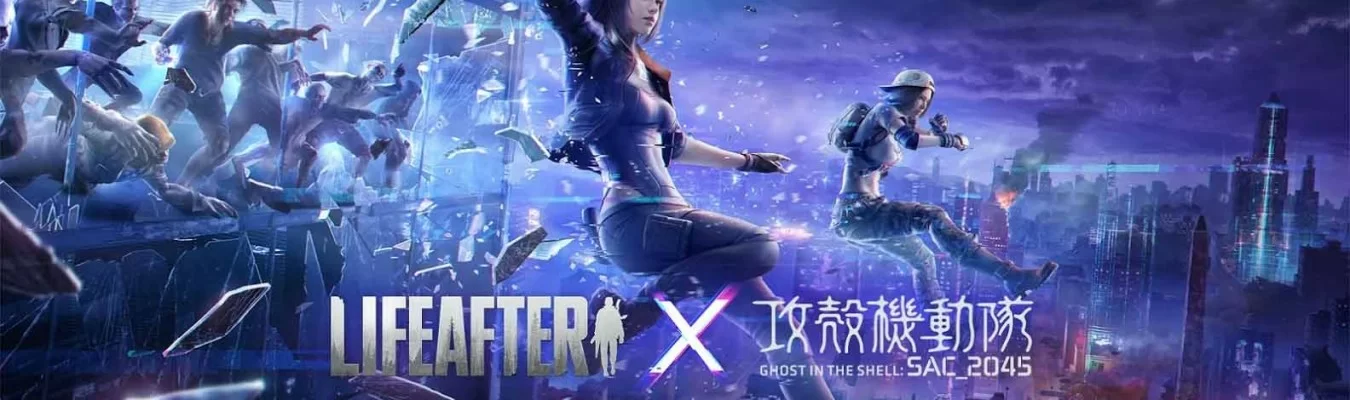 NetEase anunciou parceria com Ghost in the Shell junto ao seu game de sobrevivencia LifeAfter.