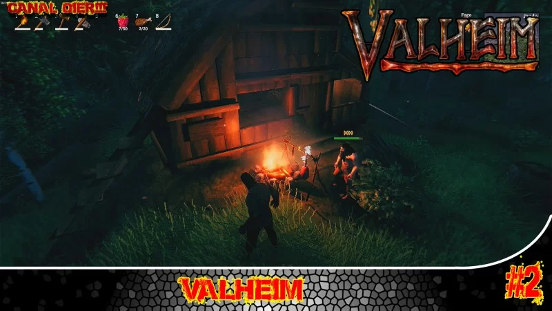 Valheim #2 - EVOLUINDO E CAÇANDO