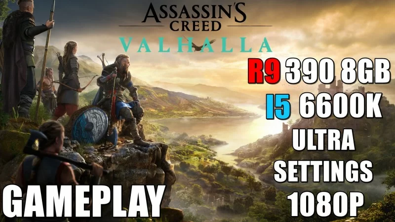 Assassins Creed Valhalla PT-BR | R9 390 MSI 8GB + I5 6600k | Ultra Settings 1080p GAMEPLAY