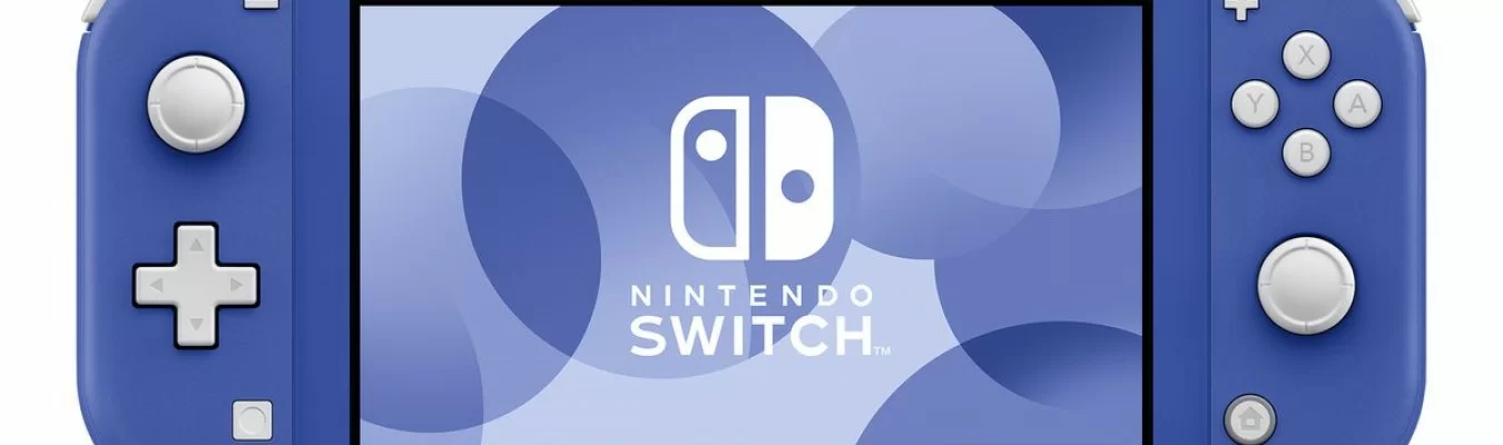 Novo modelo do Nintendo Switch Lite de cor azul chegará em 21 de Maio