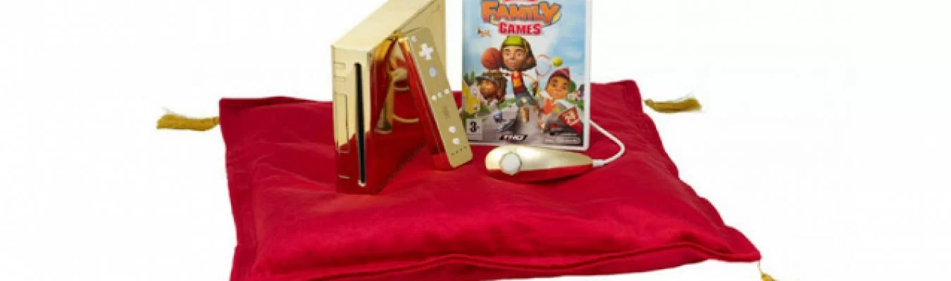 Wii de ouro feito para a Rainha Elizabeth II é colocado à venda na internet