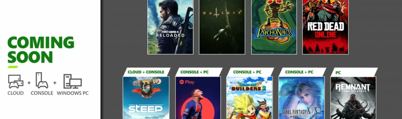 Xbox Game Pass adiciona FIFA 21, Outlast 2, Just Cause 4: Reloaded e muito mais!