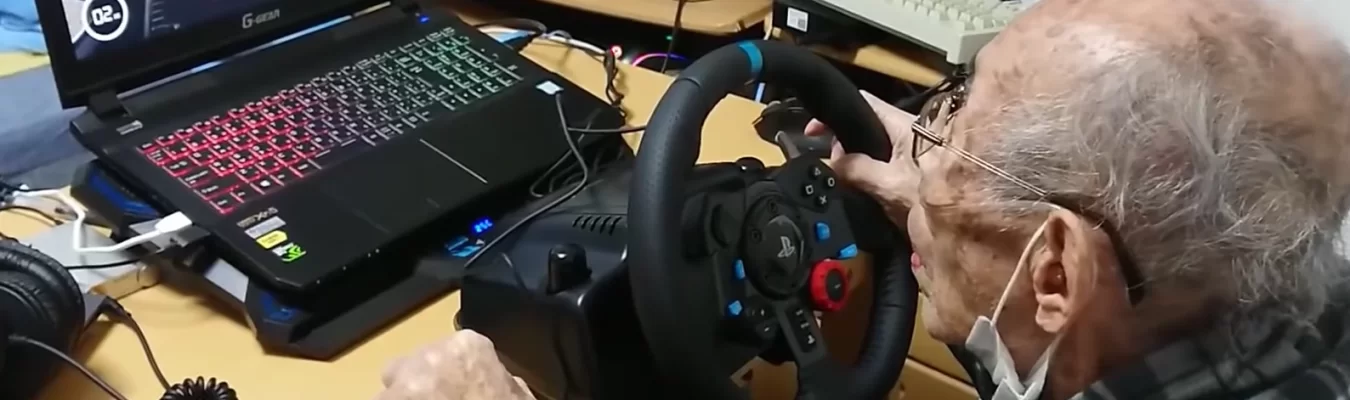 Idoso Japonês de 93 anos acelera no Forza Motorsport 7