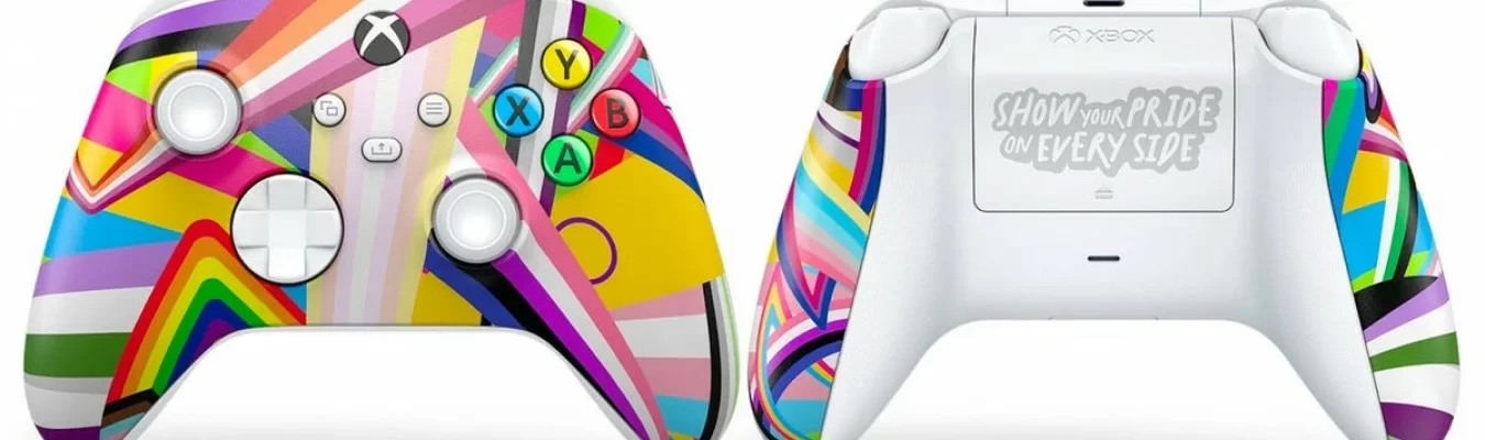 Controle de Xbox com temática do Mês do Orgulho LGBTQIA+ não está a venda e fãs não estão felizes