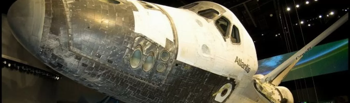 Ônibus espacial Atlantis celebra 10º aniversário de seu retorno para casa no NASA Kennedy Space Center Visitor Complex
