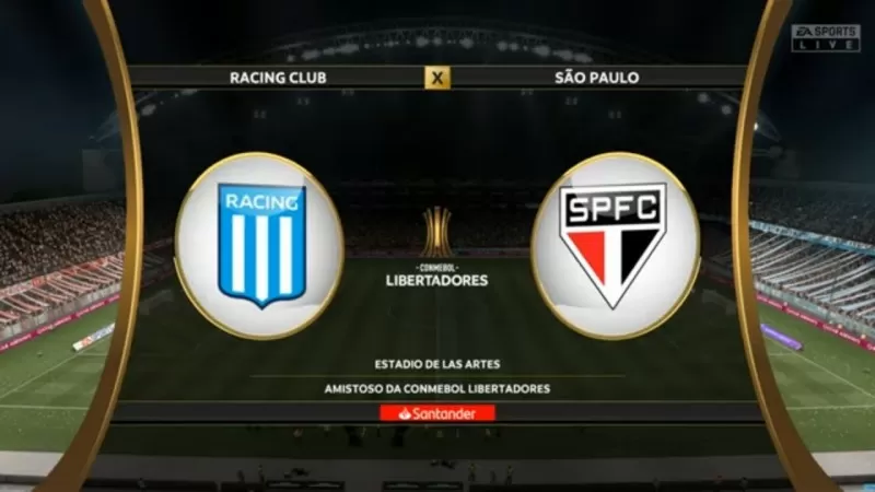 Racing x São Paulo Jogo Volta Libertadores 21 Simulação Fifa 2021 Modo Lendário
