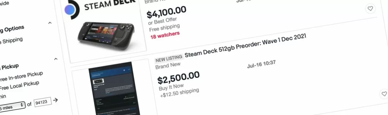 Steam Decks já começaram a aparecer por valores absurdos em sites de anúncios