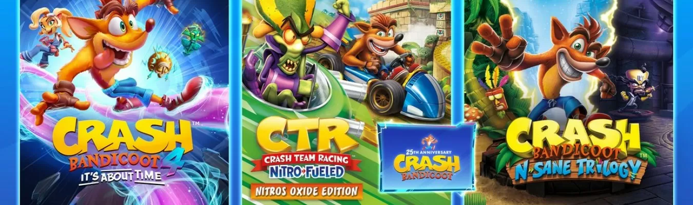 CRASHiversary é  oficialmente anunciado pela Activision em comemoração ao aniversário de 25 anos do Crash Bandicoot