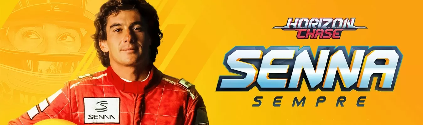 Reviva a Carreira de Ayrton Senna na expansão de Horizon Chase Senna Sempre
