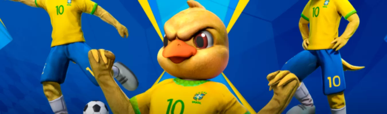 Novas skins da parceria com a Seleção Brasileira de Futebol chegam ao Free Fire