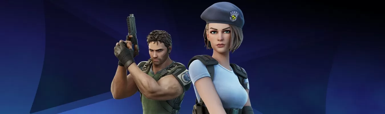 Chris Redfield e Jill Valentine são os mais novos personagens a caminho de Fortnite