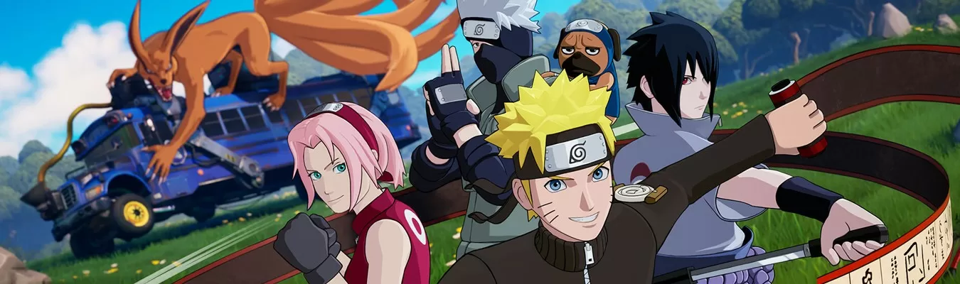 Naruto, Sasuke, Sakura e Kakashi são os novos personagens a caminho de Fortnite