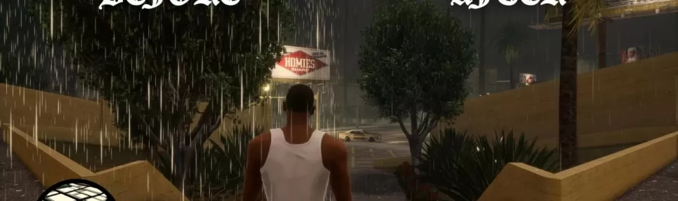 Os modders já estão consertando a chuva estranha de GTA: The Trilogy - The Definitive Edition