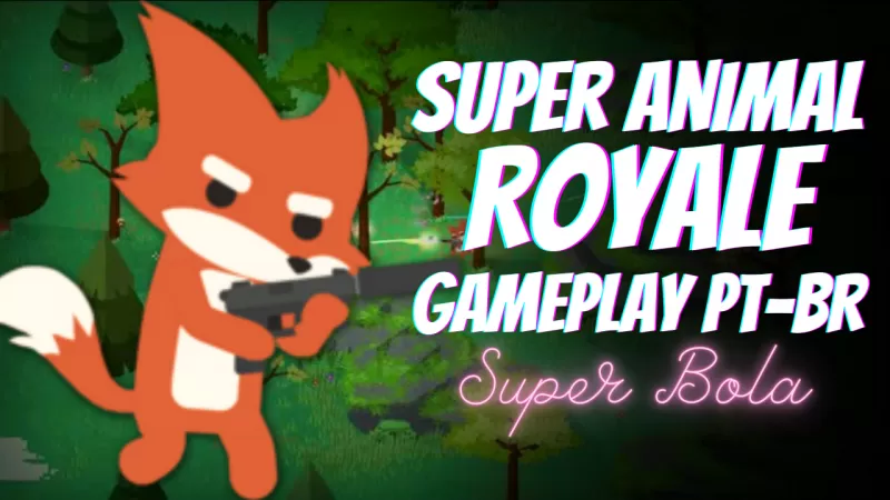Super Animal Royale: Battle Royale Que é Uma Fofura | Vitória no Final | GamePlay PT-BR By Bola