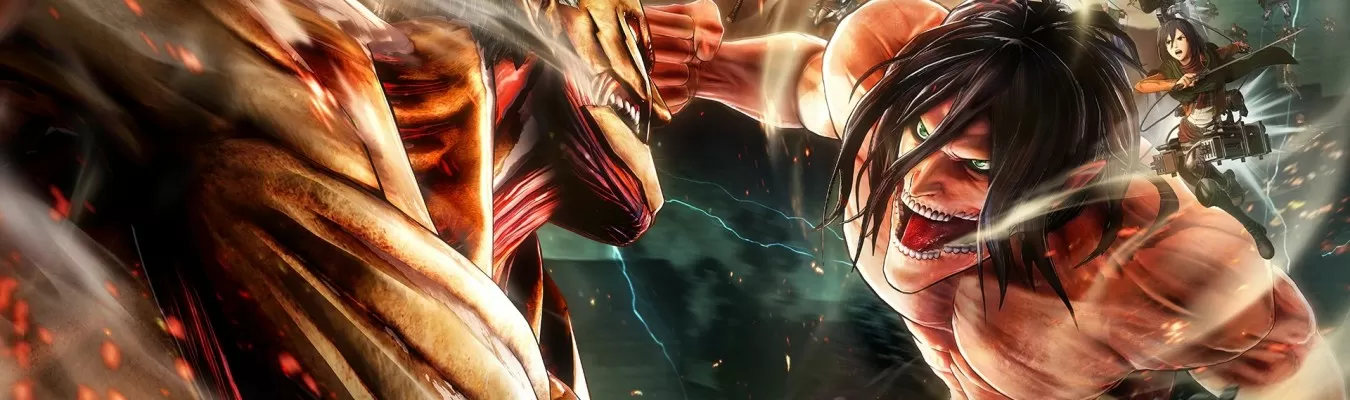 Franquia de jogos de Attack On Titan alcança as 2,6 milhões de unidades vendidas