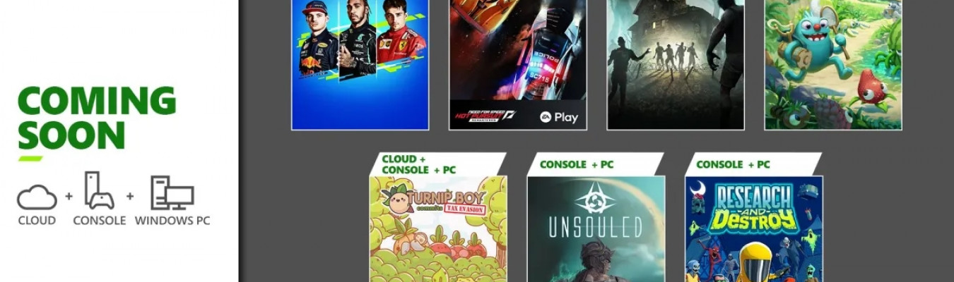 Confira os novos jogos que estão chegando no Xbox Game Pass