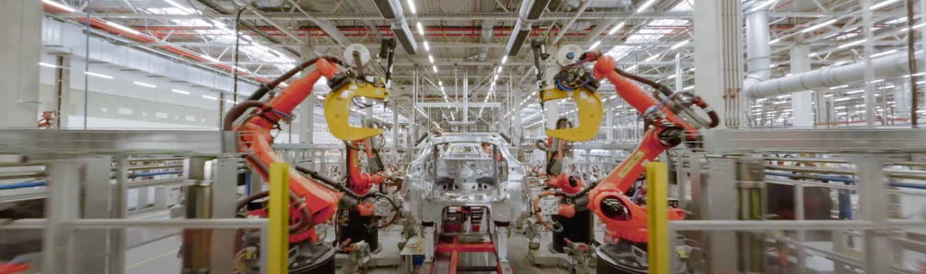 Conheça a nova fábrica da Tesla com uma visão privilegiada