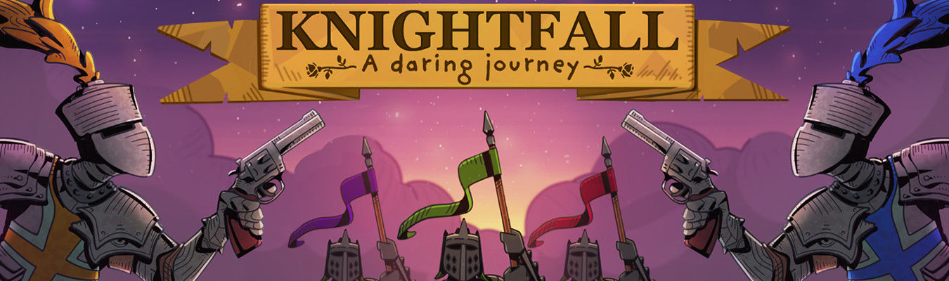 Corra contra a escuridão, na pele de um cavaleiro medieval armado com pistolas em Knightfall: A Daring Journey