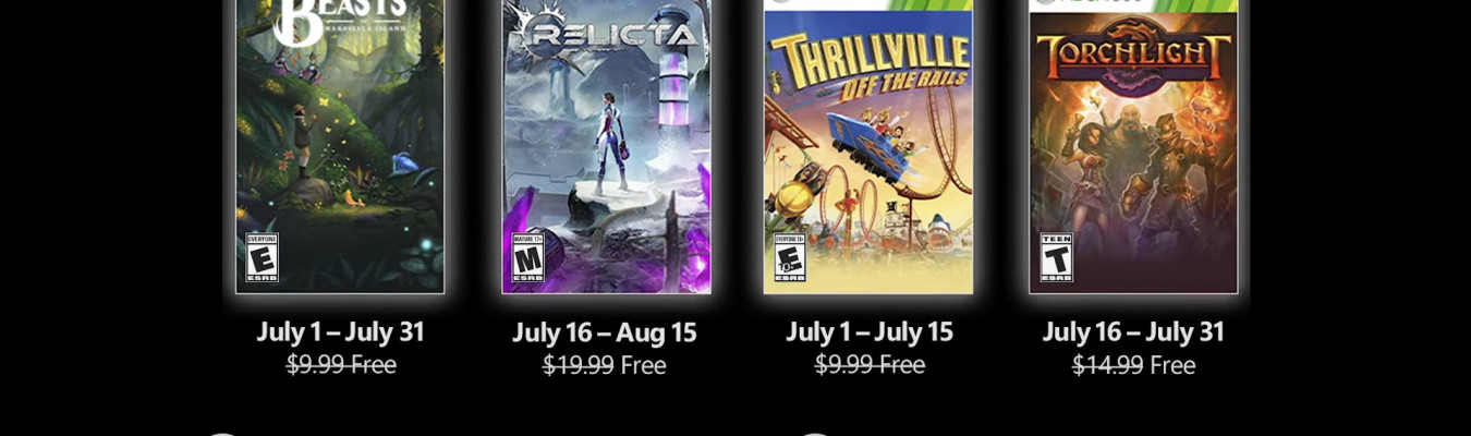 Beasts of Maravilla Island e Relicta são os jogos grátis do Xbox em julho