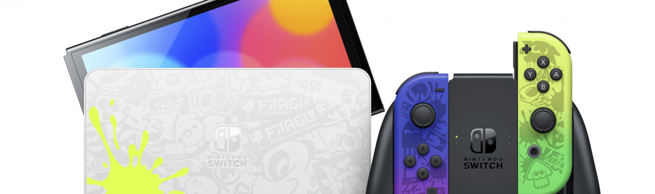 Nintendo Switch OLED ganhará modelo inspirado em Splatoon 3
