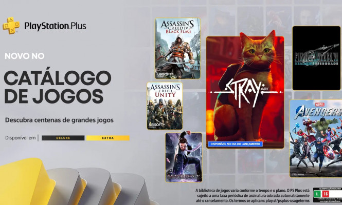 PS Plus Extra e Deluxe: Sony confirma os jogos que chegam ao catálogo em  outubro de 2023 