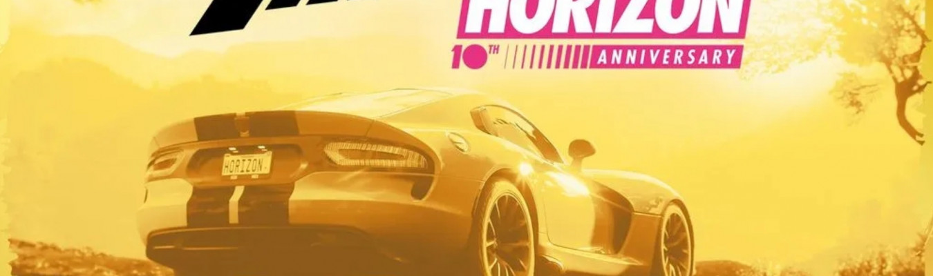 Forza Horizon 5 receberá nova atualização comemorando os 10 anos da franquia