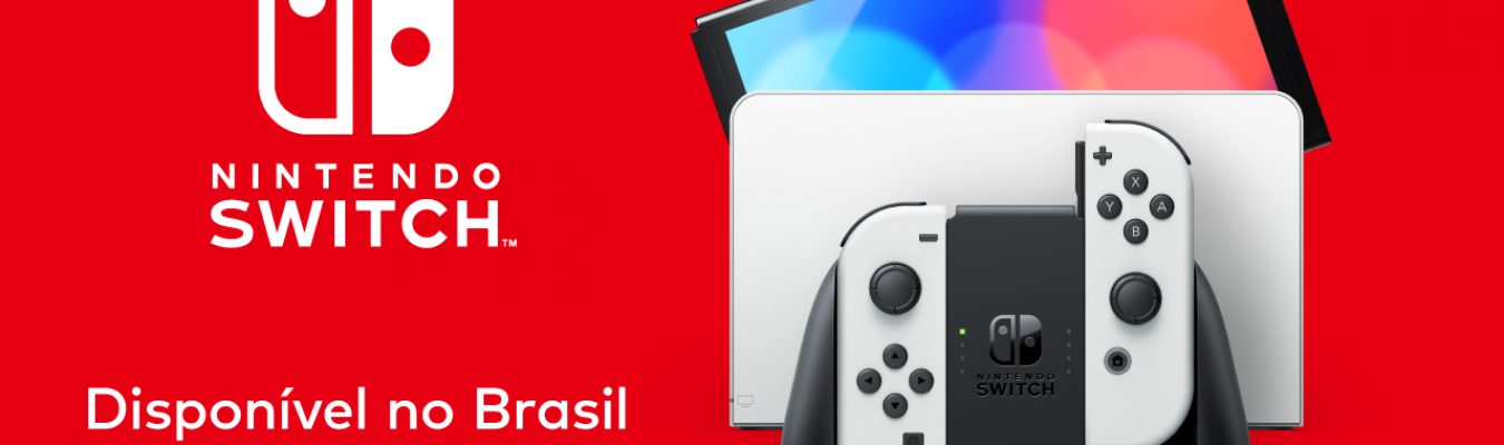 Nintendo Switch OLED será lançado no Brasil em 26 de setembro
