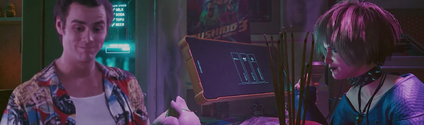 Ace Ventura bota o terror em Night City neste divertido vídeo de Cyberpunk 2077