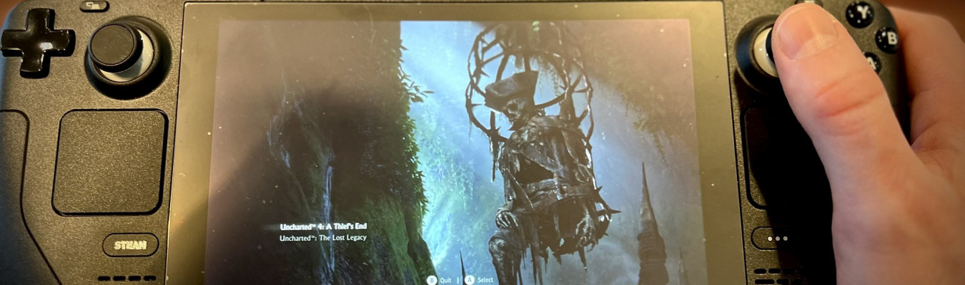 Cory Barlog já está jogando UNCHARTED™: Coleção Legado dos Ladrões no PC através do Steam Deck