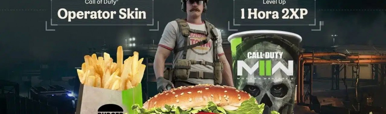 Burger King anuncia parceria inédita com Call of Duty