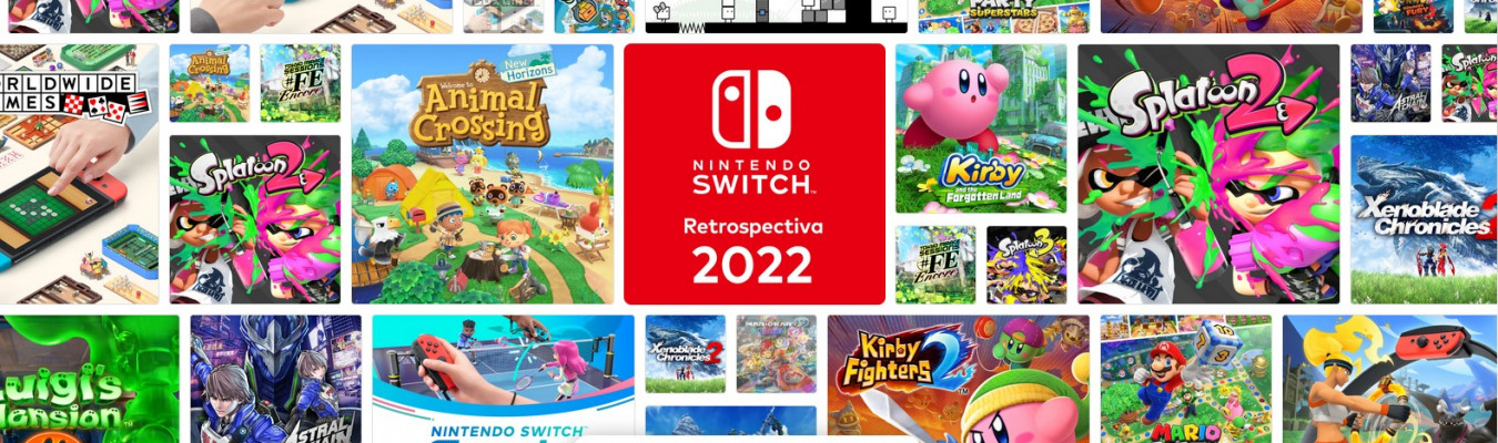 Nintendo libera retrospectiva com os jogos mais jogados de 2022 dos usuários
