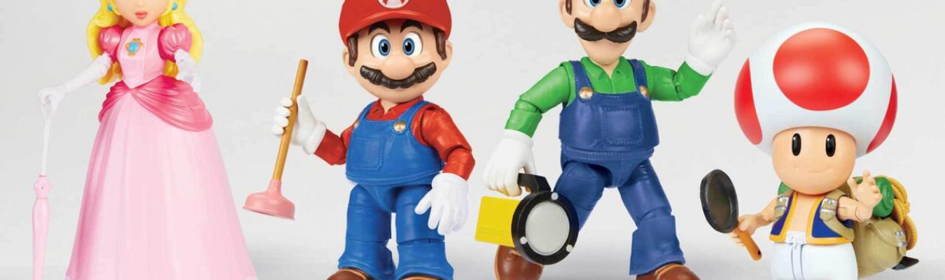 Revelada a linha de brinquedos do Filme Super Mario Brós