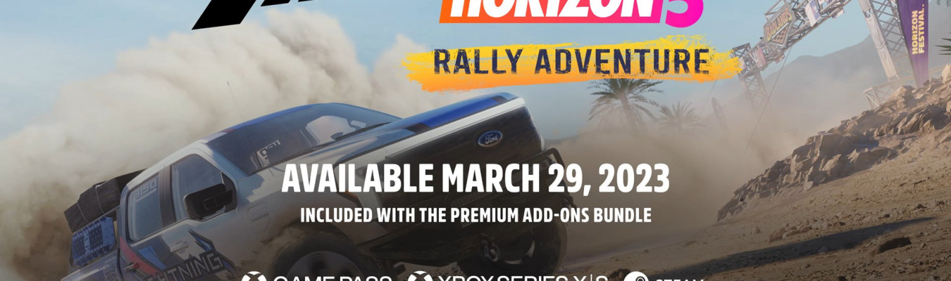 Forza Horizon 5 Rally Adventure é anunciado oficialmente