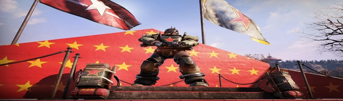 Fallout 76 | Os novos robôs colocados no jogo não param de fazer propaganda comunista