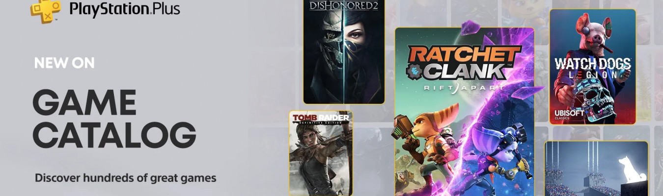 Ratchet & Clank: Rift Apart, Watch Dogs: Legion, franquia Tomb Raider e mais chegando na PlayStation Plus