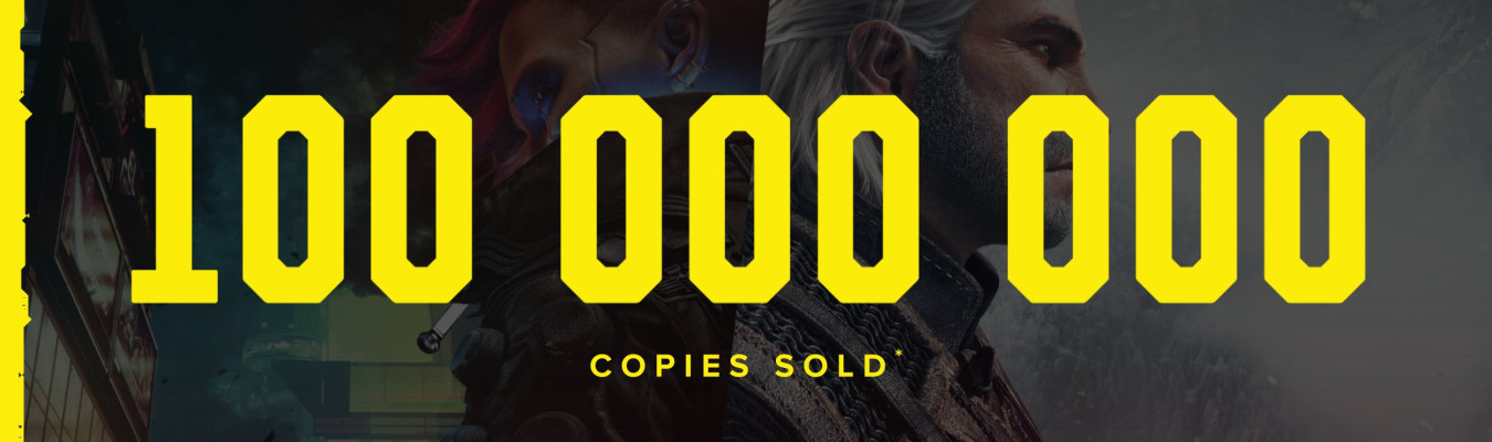 A CD Projekt RED celebra a marca de 100 milhões de cópias vendidas de seus jogos